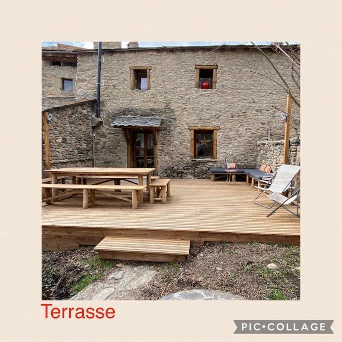 L'Eterlou Authentique Partie De Corps De Ferme 10Pers. Targassonne Exterior foto