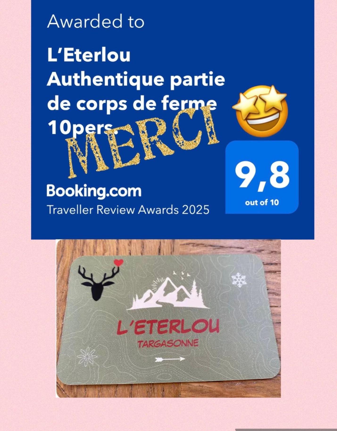 L'Eterlou Authentique Partie De Corps De Ferme 10Pers. Targassonne Exterior foto